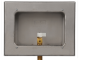 IPS 88164 Guy Gray 1/2 inch Sweat Stainless Steel Ice Maker Outlet Box with Lead Free Brass Quarter Turn Valve