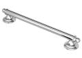 Moen® YG2212CH Designer Grab Bar, Brantford™, 12 in L x 1-1/4 in Dia, Polished Chrome, Stainless Steel, Import