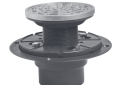 Sioux Chief 821-200ANR 2 inch ABS Round Shower Pan Drain - Nickel Bronze