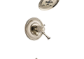 Brizo® T60405-PN TempAssure® Tub and Shower Faucet Trim, 2 gpm Shower, Polished Nickel