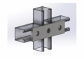 Empire 9006FFZ Splice Plate, 3 Holes, 5-3/8 in W x 1/4 in THK
