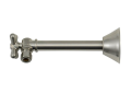 Mountain Plumbing Products MT629-NL/ULB MT629-NL Cross Handle, 1/4 in Nominal, Compression End Style, Unlacquered Brass
