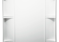 Sterling 71244100-0 60 inch x 31-1/4 inch x 55 inch Accord Series Smooth Shower Wall Set - White
