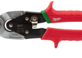 Milwaukee 48-22-4522 Right Cutting Offset Aviation Snips with Green Handle Inserts