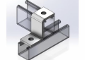 Empire 9063ZFZ Z Support, 2 Holes, 3-1/2 in W, For Use With 1-5/8 x 2-7/16 in Strut