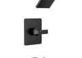 DELTA® T14437-BL 14 Series Rough-In Tub and Shower, 1.75 gpm Shower, Matte Black