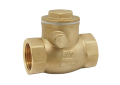 Red and White 246AB-3/4 Lead Free Brass 3/4 inch Female x 3/4 inch Female Horizontal Swing Check Valve