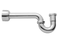 Jaclo® 251XXL-PB 251XXL Round Box Escutcheon Extra Long P Trap, 1-1/4 in Nominal, 1-1/4 in Inlet x 3 in Outlet