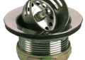 BK Products 131-202 2-1/2 inch Junior Basket Strainer - Polished Chrome