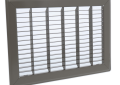 Hart and Cooley 265-612-GS 6" x 12" Steel Floor Grille - Golden Sand