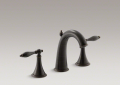 Kohler 310-4M-2BZ Widespread Lavatory Faucet, Lever Handles