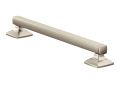 Moen® YG5118BN Grab Bar, Voss™, 18 in L x 1-1/4 in Dia, Brushed Nickel, Stainless Steel, Import