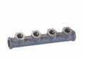 3/4 X 1/2 Coated Malleable Iron Manifold with 4 Outlets
