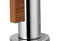 Brizo® HL5332-PCTK Litze™ Two Lavatory Faucet Lever Handle Kit, Polished Chrome/Teak Wood, Import