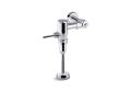 Kohler® 76317-CP Primme™ Manual Flushometer Valve, 0.125 gpf Flush Rate, 3/4-14 NPT Inlet, 3/4 in Spud, 25 to 80 psi Pressure, Polished Chrome