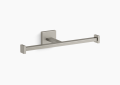 Kohler K-23288-BN Square Double Toilet Paper Holder - Brushed Nickel