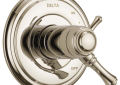 DELTA® T17T097-PN TempAssure® 17T 2-Function Valve Trim, 2.5 gpm Shower, Polished Nickel