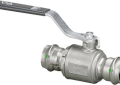 Viega 81085 ProPress 3/4 inch Press Type 316 Stainless Steel Two Piece Full Port Ball Valve with EPDM Sealing Elements