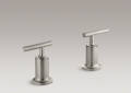 Kohler T14429-4-BN Deck- or Wall-Mount High-Flow Bath Trim, Lever Handles