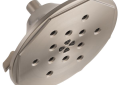 Brizo® 87461-NK Rook™ Raincan Shower Head, 2 gpm Min, 4 Sprays, Wall Mount, 8 x 3-7/8 in Head, Import