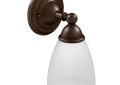 Moen® YB2261ORB 1-Globe Bath Light, Brantford™, 120 VAC, Oil Rubbed Bronze, Import