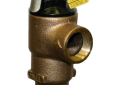 Apollo 18C-521-5 Bronze 1 inch Male Inlet x 1 inch Female Outlet 150 PSIG Temperature and Pressure Relief Valve