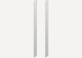 Robern® MSMK70D6P M Series Surface Mount Cabinet Side Kit, For Use With 70 inch Height M Series Full Length Cabinets, Aluminum/Glass, Polished Edge
