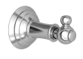 Newport Brass® 34-12/26 Aylesbury Robe Hook, 1 Hook, 3-5/16 in OAD, Solid Brass