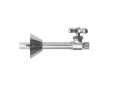 Brasstech 417X-26 Straight Valve Kit, 1/2" Sweat - Polished Chrome