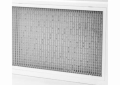 The Unico System® UPC-01-2430 Return Air Box, 25-1/4 in L x 14-1/4 in W x 4 in D, White Enamel Painted
