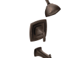 Moen® T2693ORB Tub and Shower Trim, 2.5 gpm Shower, Oil Rubbed Bronze