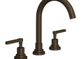 ROHL A2208LMTCB-2 Lombardia C-Spout Widespread Bathroom Faucet - Tuscan Brass
