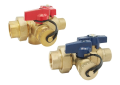 Red and White 3420RAB-3/4 Lead Free Brass 3/4 inch Sweat x 3/4 inch Female Tankless Water Heater Valve Kit
