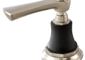 Brizo® HL5360-NKBL Rook™ Lever Handle Kit, For Use With Lavatory Faucet, Luxe Nickel/Matte Black, Import