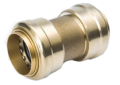 Mueller 630-003 1/2 X 1/2 Push-Fit Lead Free Brass Coupling