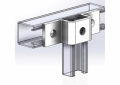 Empire 9050UFZ U Support, 3 Holes, 5-3/8 in W, For Use With 1-5/8 x 1 in Strut