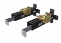 Moen® TS50200 Mounting System, Weymouth™, 1/2 in CC/NPT, 8 in Center, For Use With Weymouth™ TS25105 Double Riser Floor Mount Tub Filler Riser, Metal, Domestic