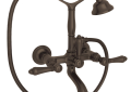 Rohl® A1401LMTCB Rohl Multiple Collections Traditional Low Level Single Tub Filler, 1.8 gpm Flow Rate, Tuscan Brass