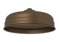 Perrin & Rowe U.5204EB P&R Cross Collection Rain Showerhead Slim Ultra, 16 gpm Flow Rate, Wall Mounting, Import