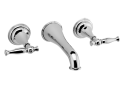 Graff G-2430-LM22-PC-T Bathroom Lauren Wall-Mounted Lavatory Faucet - Polished Chrome