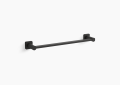 Kohler K-23524-BL Parallel(R) 18" Towel Bar - Matte Black