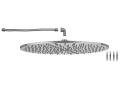 Jaclo® S218-MBK S218 Faucet Showerhead, 1 Sprays, Surface Mounting, 16 in Head