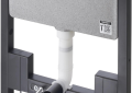 DURAVIT WD1022000090 WD1022 Toilet Tank, DuraSystem, For Use With For 2 x 4 in and 2 x 6 in Wall Installation