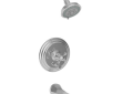 Brasstech 3-922BP-26 Alveston Balanced Pressure Tub and Shower Trim Set