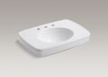 Kohler K-2348-8-0 Bancroft Widespread Bathroom Sink - White