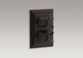 Kohler T10422-3S-2BZ Stacked Valve Trim, Stately Design and Cross Handles
