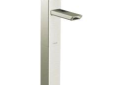 Moen® S6711BN 90 Degree™ Vessel Bathroom Faucet, Commercial, 4-1/4 in Spout, 9-1/8 in H Spout, Brushed Nickel, 1 Handles, Pop-Up Drain, Domestic