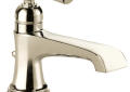 Brizo® 65060LF-PN Rook™ Lavatory Faucet, Commercial, 1.5 gpm Flow Rate, 3-1/16 in H Spout, 1 Handles, Pop-Up Drain, 1 Faucet Holes, Polished Nickel, Function: Traditional