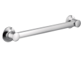 Moen® YG0324CH Flara™ Designer Grab Bar, 1-1/4 in Dia x 24 in L, Polished Chrome, Stainless Steel, Import