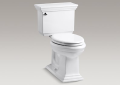 Kohler K-3817-0 Memoirs Stately Comfort Height Two-Piece Elongated Toilet
